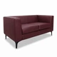 Диван Morgan 145×77×70 см екошкіра Soft Bordeaux - зображення 4