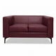 Диван Morgan 145×77×70 см екошкіра Soft Bordeaux - зображення 3