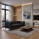 Диван Morgan 200×77×70 см екошкіра Deep Black - зображення 5