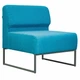 Модульний диван Lounge 77×77×83 см Ocean Blue - зображення 1