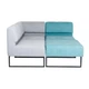 Диван Lounge Soft Grey & Turquoise (4 модулі) - изображение 3