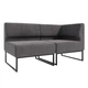 Модульний диван Lounge 154×77×83 см Deep Graphite - зображення 1