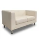 Диван Morgan 145×77×70 см екошкіра Silk Beige - изображение 1