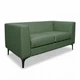 Диван Morgan 145×77×70 см екошкіра Olive Green - зображення 2