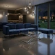 Модульний диван Clarus 247×77×84 см Soft Navy (з пуфом) - изображение 2