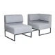 Модульний диван Lounge 154×77×83 см Light Grey - зображення 2