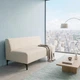 Диван Oliver 140×70×75 см екошкіра Light Beige - изображение 4
