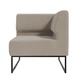 Модульний диван Lounge кутовий 77×77×83 см Soft Latte - зображення 1