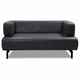 Диван Gianni 152×85×74 см екошкіра Midnight Black - зображення 2