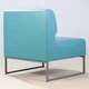 Модульний диван Lounge 77×77×83 см екошкіра Ocean Blue - зображення 4
