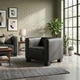 Диван Space 90×76×76 см екошкіра Midnight Black - изображение 1