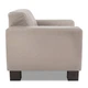 Диван Bruno 100×83×77 см екошкіра Greige - зображення 4