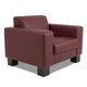 Диван Bruno 100×83×77 см екошкіра Bordeaux - зображення 2