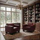 Диван Bruno 100×83×77 см екошкіра Bordeaux - зображення 5