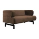 Диван Gianni Coffee Brown 152×85×74 см - зображення 1