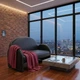 Диван Bonza 122×75×95 см екошкіра Midnight Black - изображение 4