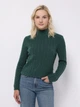 Свитер вязаный женский Colin's CL1076619GRE L Dark Green (8684112956411) - изображение 1