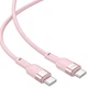 Кабель Brevia Type-C to Type-C 60W 1,2м, рожевий box (52120PCCC1) 52120PCCC1 - зображення 3