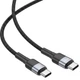 Кабель Brevia Type-C to Type-C 60W 1,2м, черный box (53120BCCC1) 53120BCCC1 - изображение 3