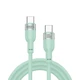 Кабель Brevia Type-C to Type-C 60W 1,2м, мятный box (52120MCCC1) 52120MCCC1 - изображение 1