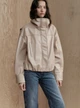 Бомбер з лакованої екошкіри Zara з високою горловиною 4341/819/815 M - зображення 2