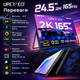 Монитор портативный большой UPERFECT 24.5"2K 165Hz IPS Дополнительный экран для работы Второй монитор ультратонкий - изображение 2
