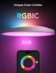 Lampa sufitowa Govee 12" Smart Ceiling Light, RGBWW + RGBIC, WI-FI/Bluetooth Biały (H80A1C01) - obraz 2