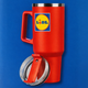 Изотермическая кружка LIDL с ручкой, крышкой и трубочкой 1,2 л HG12790C Red - изображение 6