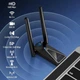 Wi-Fi адаптер ElecMoga AX5400 Wi-Fi 6E USB для ПК, 2.4/5/6 ГГц, 5400 Мбит/с, 2 антенны, Windows 10/11 - изображение 2