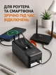 Повербанк 50000 mah 22.5W Qinetiq RQ-50 з LED дисплеєм і швидкою зарядкою PD/QC 3 порта кабель Type-C в комплекте powerbank 50 000 павербанк для телефона apple айфона iphone самсунг samsung роутера універсальний павербанк з ліхтариком + кабель gray - зображення 2
