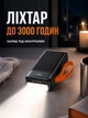 Повербанк 50000 mah 22.5W Qinetiq RQ-50 з LED дисплеєм і швидкою зарядкою PD/QC 3 порта кабель Type-C в комплекте powerbank 50 000 павербанк для телефона apple айфона iphone самсунг samsung роутера універсальний павербанк з ліхтариком + кабель gray - зображення 4