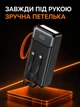 Повербанк 30000 mah 22.5W Qinetiq Phoenix RQ-30 з LED дисплеєм і швидкою зарядкою PD/QC 3 порти кабель Type-C в комплекті powerbank павербанк для телефону apple айфона iphone самсунг samsung роутера універсальний павер банк з ліхтариком + кабель gray - зображення 8