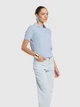 Поло жіноче Arber Polo Knit WD3 SS WTR-241 XS блакитний (W09.46.23.624) - изображение 3