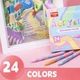Маркери акрилові Guangna Macaron, 24 кольори - зображення 5