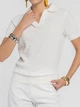 Поло жіноче Arber Polo Knit WD3 SS WTR-241 M білий (W09.47.00.625) - изображение 5