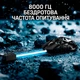 Игровая мышь ATTACK SHARK R2 Black корпус из магниевого сплава, беспроводная трехрежимная 2.4G/Bluetooth/USB-C, 8000Hz, PAW3950, 42000 DPI, Nordic 52840, 45 г ультралегкая, черная - изображение 5