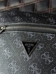Сумка Guess мужская кожаная черная - изображение 4