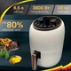 Мультипечь бытовая Rainberg RB-2318 3800 Вт Белый аэрофритюрница с антипригарной корзиной 8.5л - изображение 1