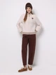 Толстовка на молнии утепленная женская Colin's CL1076627BEI M Beige (8684112955889) - изображение 3