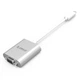 Адаптер Orico PTAV USB-C to VGA + 3.5 мм Jack 0.15 м Silver (6936761838993) - зображення 1