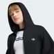 Детская толстовка LOOSE PADDED RIB ZIP adidas KR1041 (170) черный (4069995491398) - изображение 4