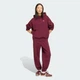 Женское худи ESSENTIALS OVERSIZED FLEECE adidas KT2274 (S) Бордовый (4069991390381) - изображение 3