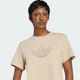 Женская футболка TREFOIL BOXY adidas KT0011 (M) бежевый (4069996522428) - изображение 4