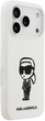 Etui Karl Lagerfeld Silicone Karl Sketch & Logo MagSafe do Apple iPhone 17 Pro White (3666339498597) - obraz 4