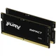 Модуль памяти для ноутбука SoDIMM DDR5 64GB (2x32GB) 4800 MHz FURY Impact Kingston Fury (ex.HyperX) (KF548S38IBK2-64) - изображение 1