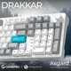Клавиатура GamePro Asgard Drakkar Keychron Super Red Switch Wireless/Bluetooth/USB UA White (MK305WH) - изображение 6