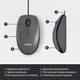 Мышка Logitech M100 USB Black (910-006652) - изображение 5