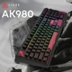 Клавиатура Ajazz AK980 Red Switch USB UA Black (AK980-R-BR) - изображение 6