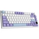 Клавіатура Ajazz AK820 Pro Flying Fish Switch Purple RGB USB/Wireless/Bluetooth UA Purple (AK820PRO-FF-PWB) - зображення 4