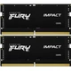 Модуль пам'яті для ноутбука SoDIMM DDR5 32GB (2x16GB) 5600 MHz Impact Black Kingston Fury (ex.HyperX) (KF556S40IBK2-32) - зображення 1